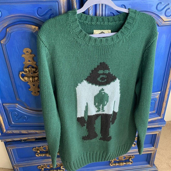 airblaster Other - Airblaster Knit Sweater Monster Yheti Green XL